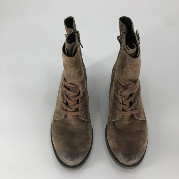 Franco Sarto Womens Panax Combat Shoes Size 7.5 - Picture 4 of 10